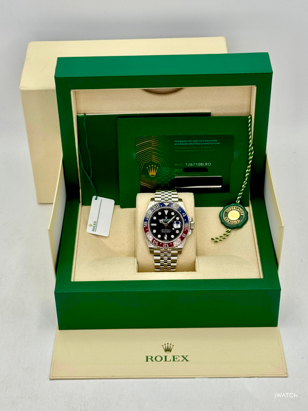 2022 Rolex GMT-Master II "Pepsi" 40mm 126710BLRO Jubilee