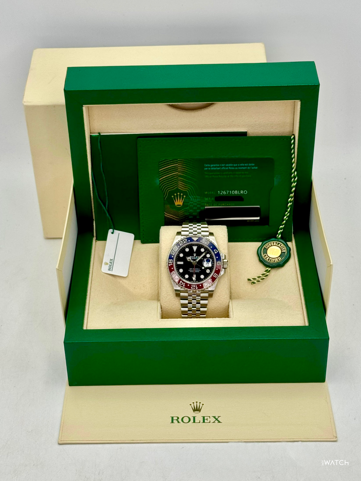 2022 Rolex GMT-Master II "Pepsi" 40mm 126710BLRO Jubilee