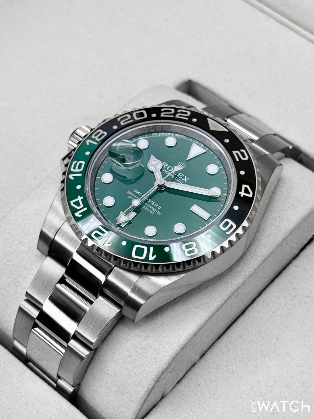NEW 2026 Rolex GMT-Master II "Sprite" 40mm 126729VTNR White Gold Oyster