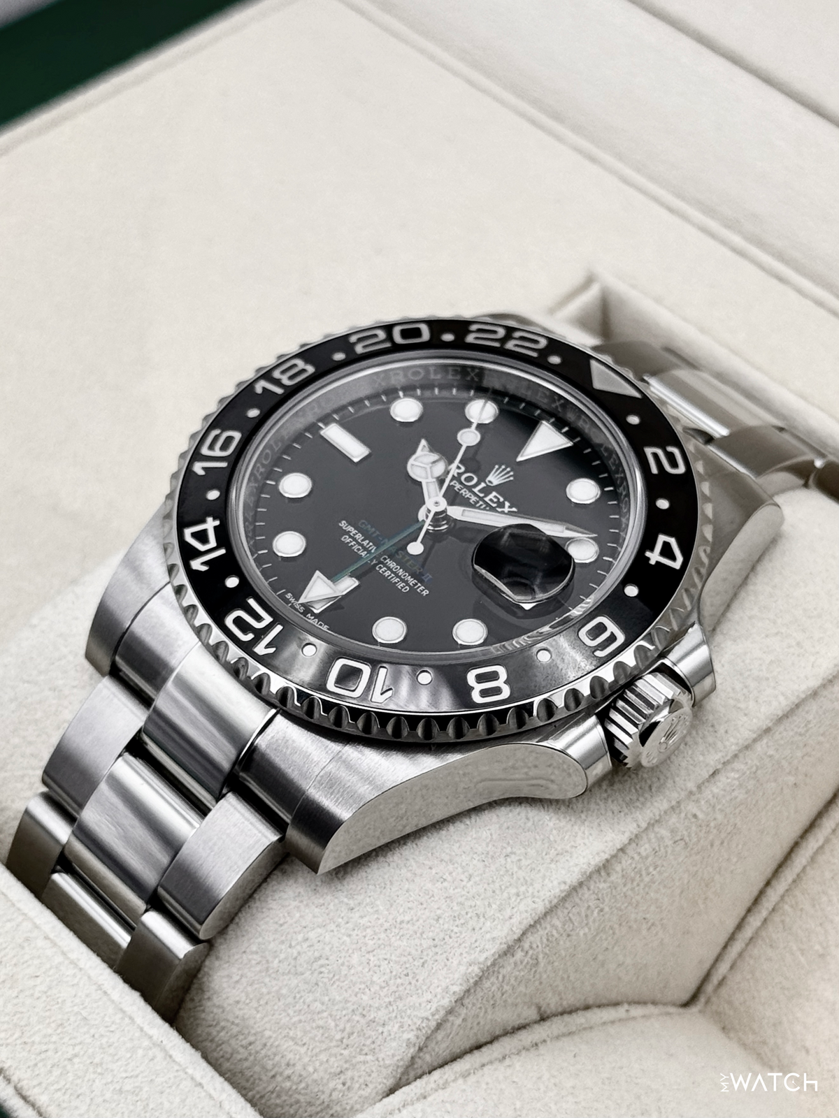 2018 Rolex GMT-Master II 40mm 116710LN Stainless Steel Black Dial