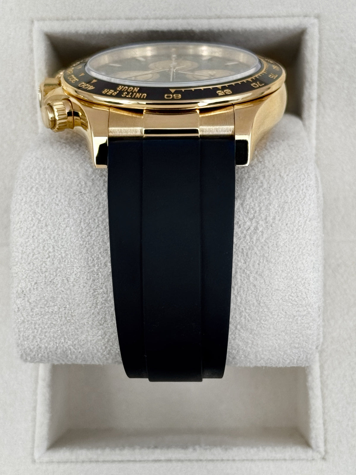 2024 Rolex Daytona Paul Newman 40mm 126518LN Yellow Gold Oysterflex Black Dial
