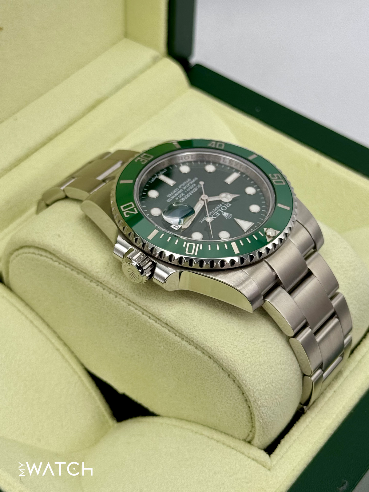 2012 Rolex Submariner “Hulk” 40mm 116610LV Green Dial