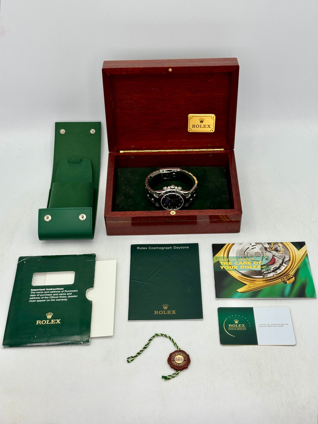 2005 Rolex Daytona 40mm 116520 Stainless Steel Black Dial (RSC)