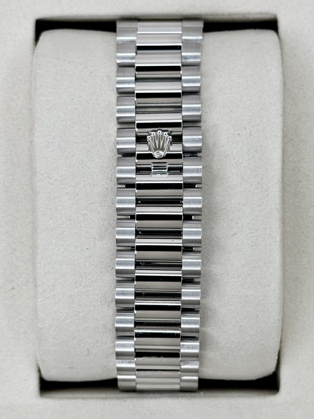 NEW 2026 Rolex Day-Date 36mm 128396TBR Ice Blue Roman Numeral Dial