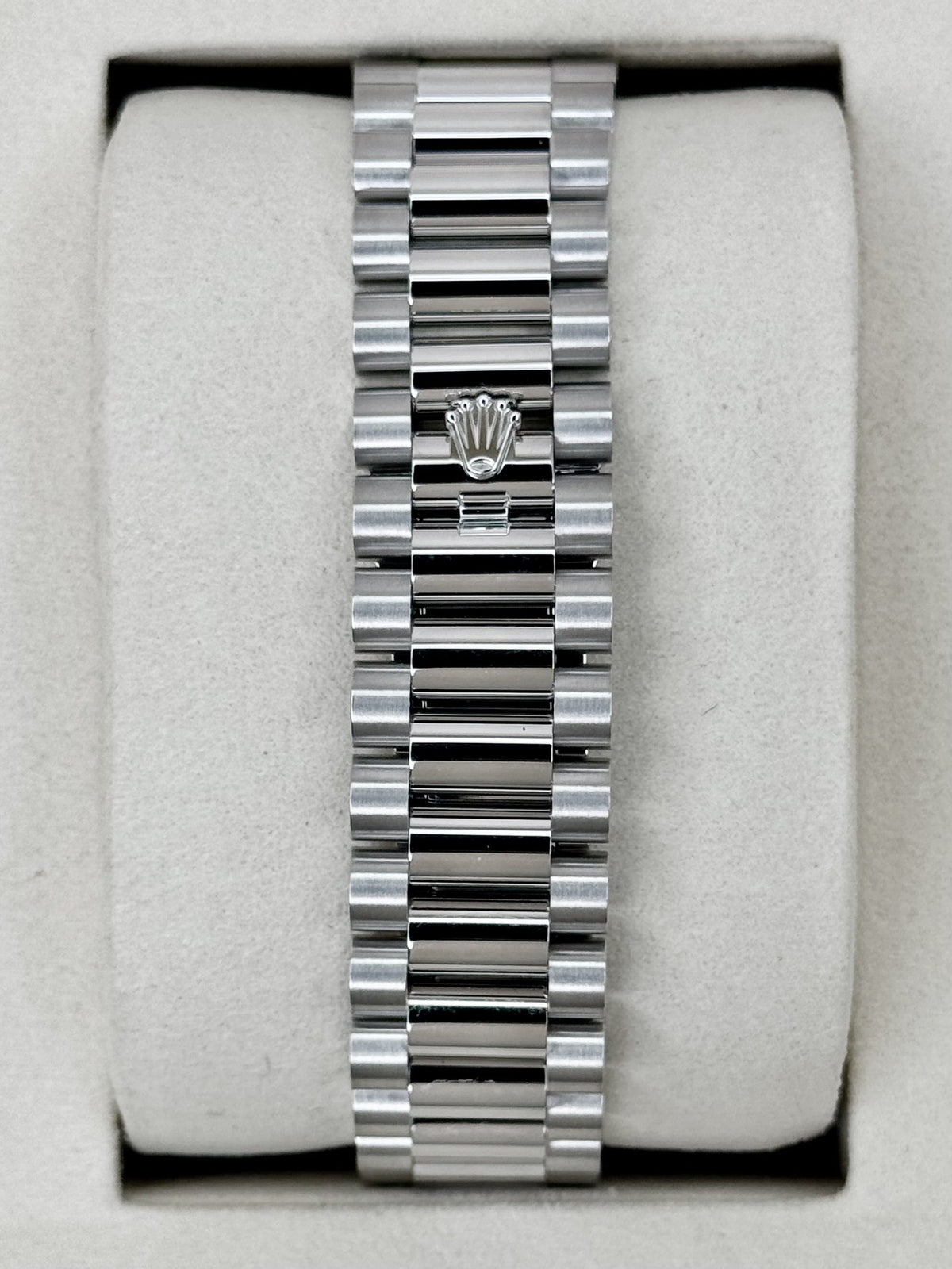 NEW 2026 Rolex Day-Date 36mm 128396TBR Ice Blue Roman Numeral Dial