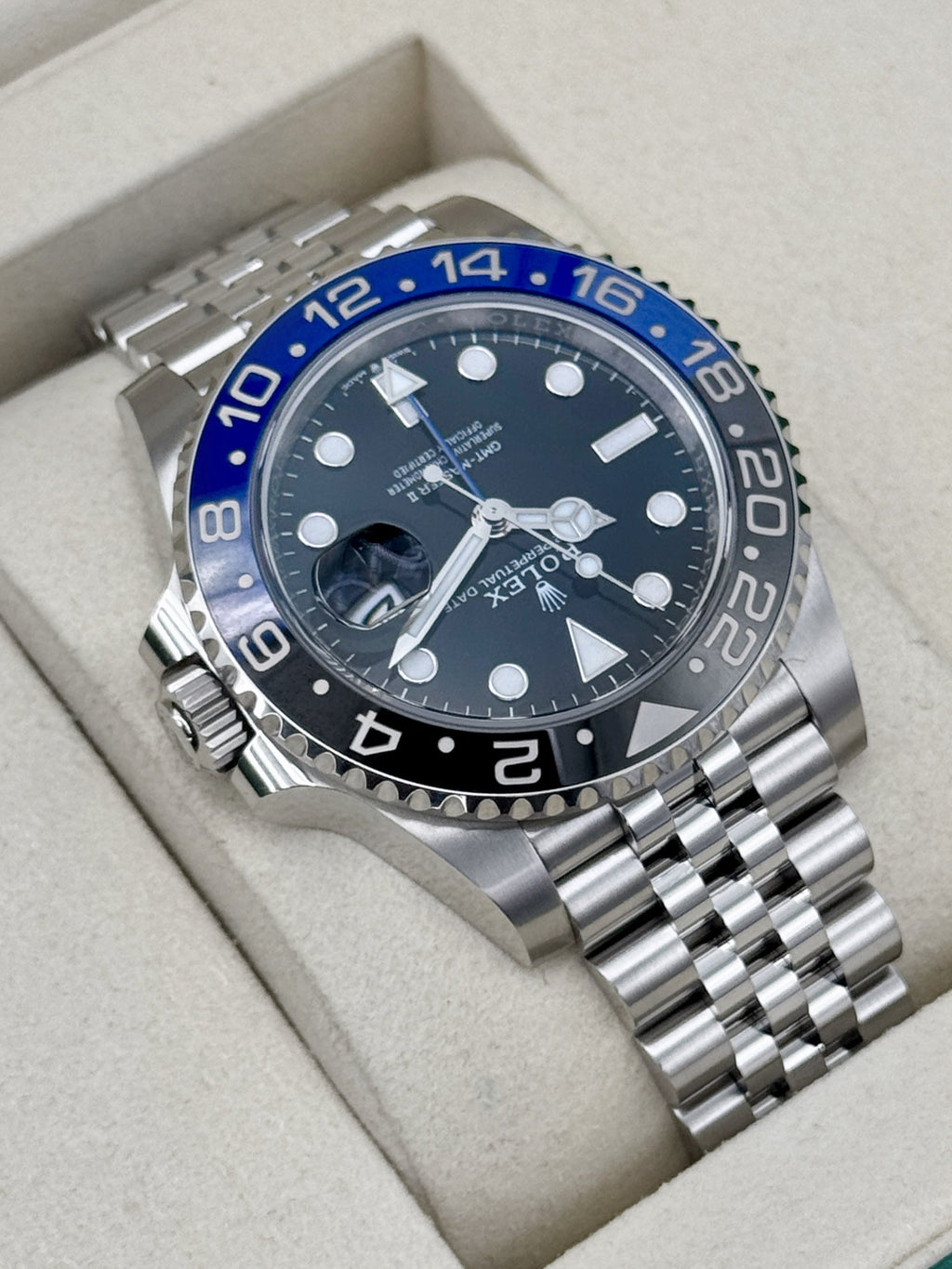 2025 Rolex GMT-Master II "Batgirl" 40mm 126710BLNR Jubilee