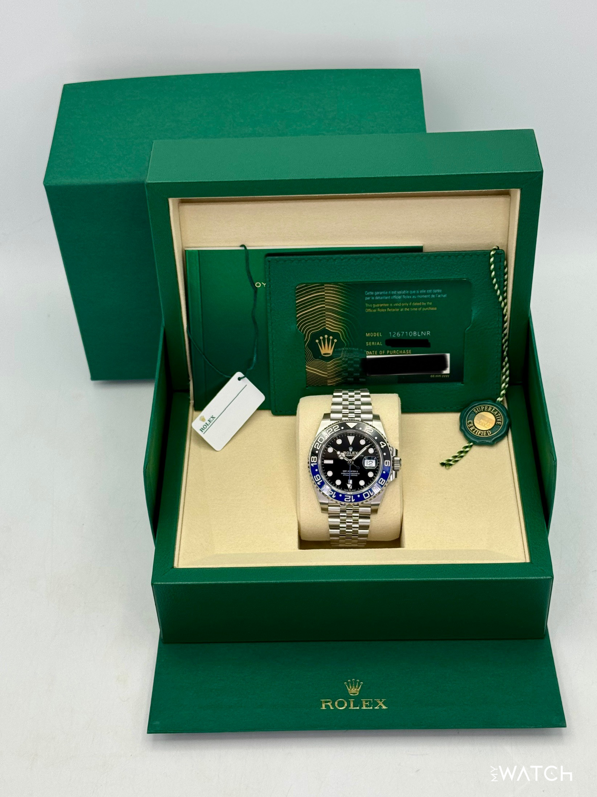 NEW 2025 Rolex GMT-Master II "Batgirl" 40mm 126710BLNR Jubilee