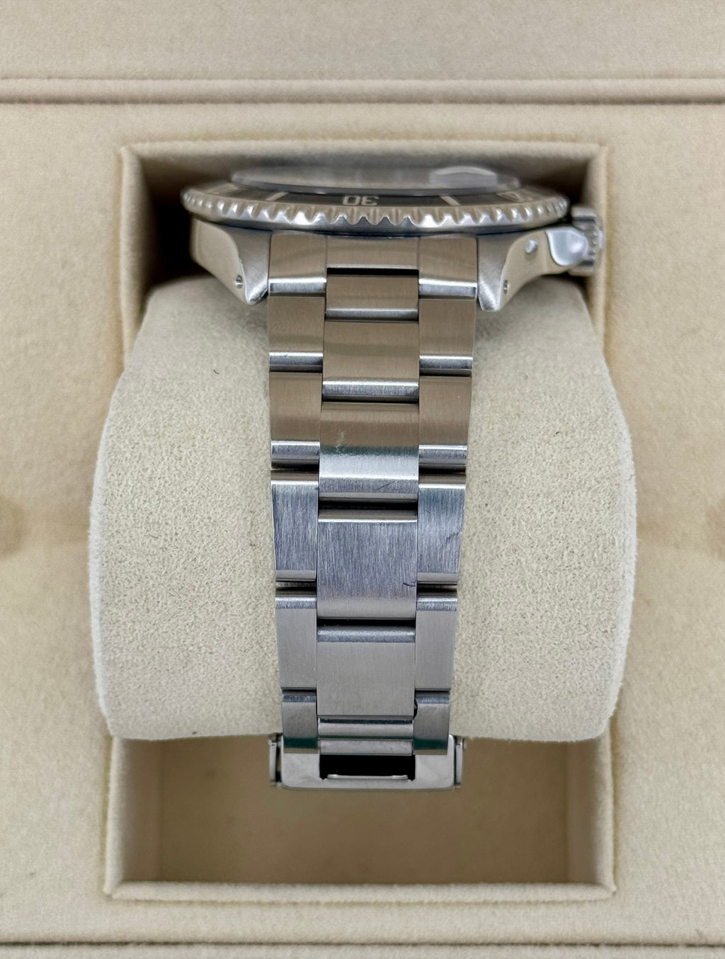 1985 Rolex Submariner 40mm 16800 Stainless Steel Ghost Bezel Black Dial