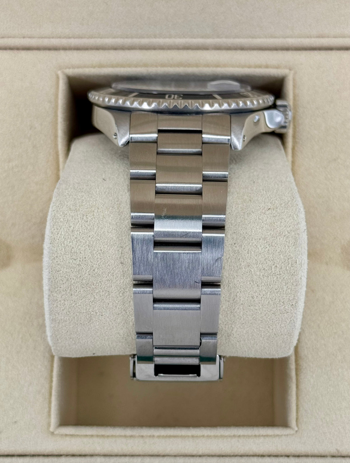 1985 Rolex Submariner 40mm 16800 Stainless Steel Ghost Bezel Black Dial