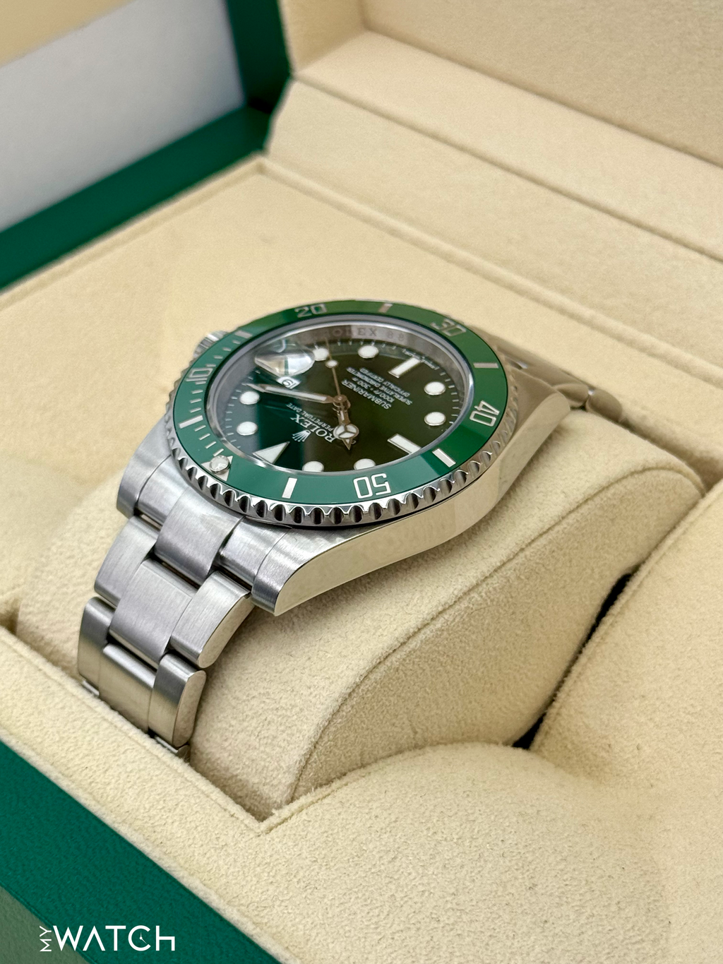 2015 Rolex Submariner “Hulk” 40mm 116610LV Green Dial