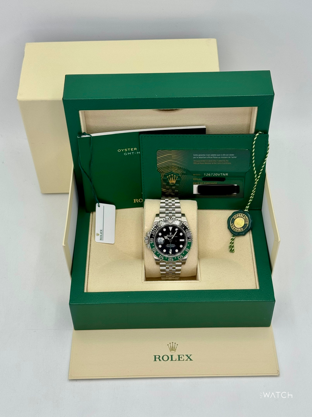 2024 Rolex GMT-Master II "Sprite" 40mm 126720VTNR Jubilee