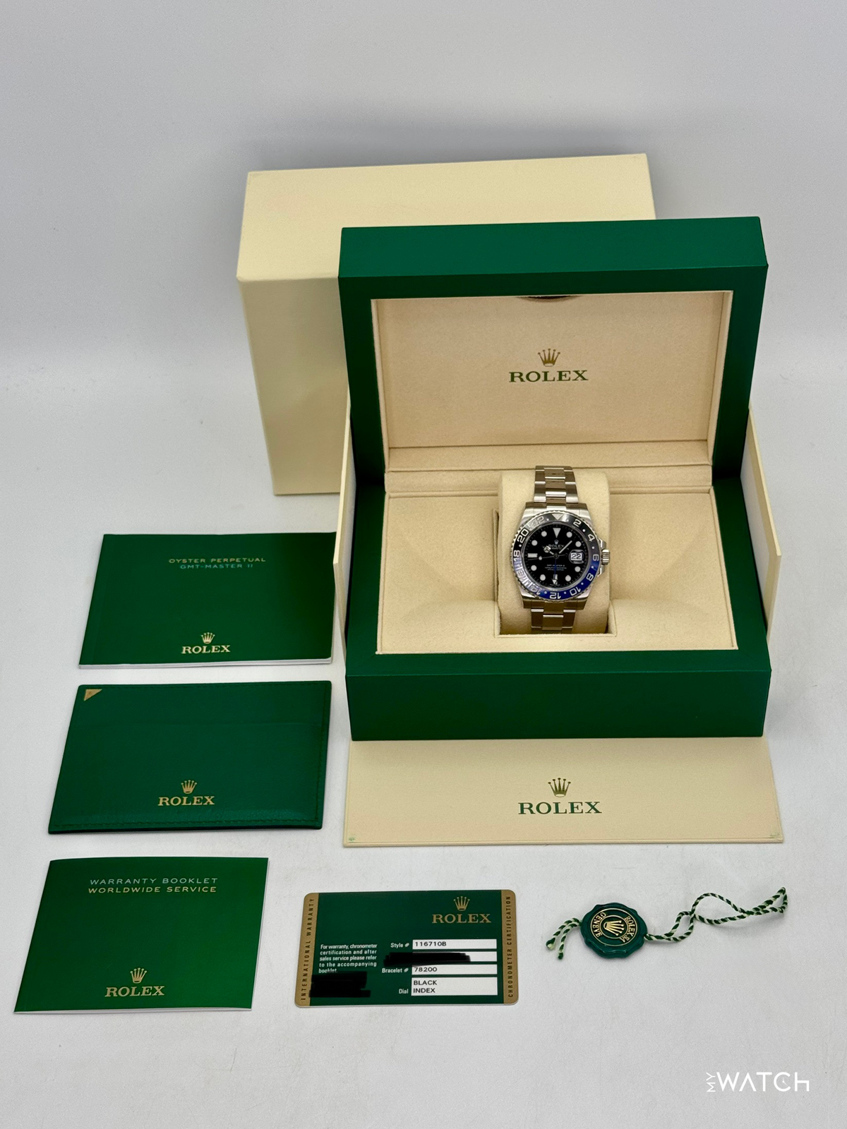 2014 Rolex GMT-Master II "Batman" 40mm 116710BLNR Oyster