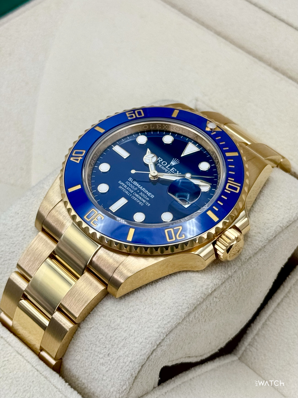 2024 Rolex Submariner "Bluesy" 41mm 126618LB Yellow Gold Blue Dial
