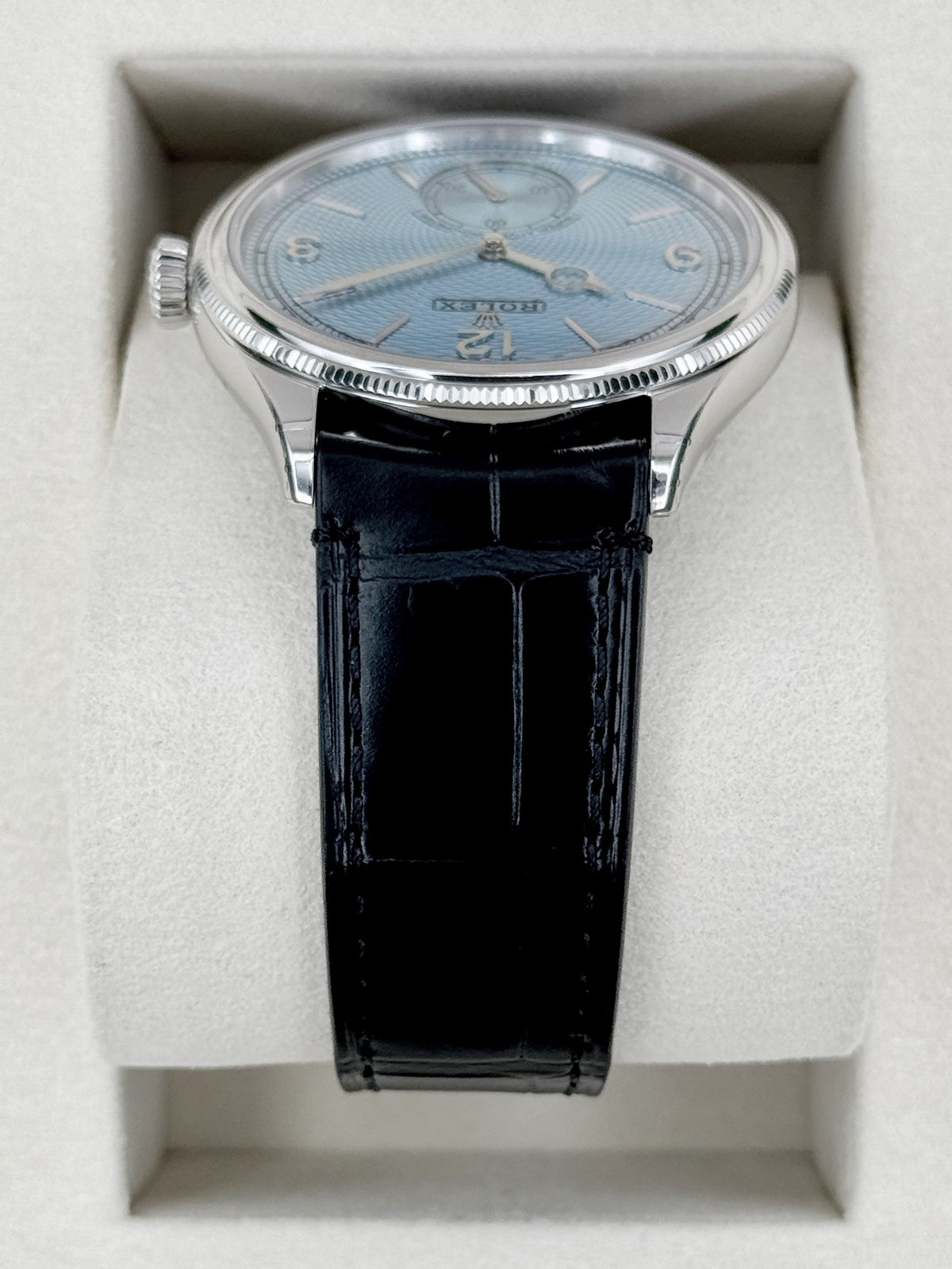 NEW 2026 Rolex 1908 39mm 52506 Platinum Ice Blue Dial (STICKERED)