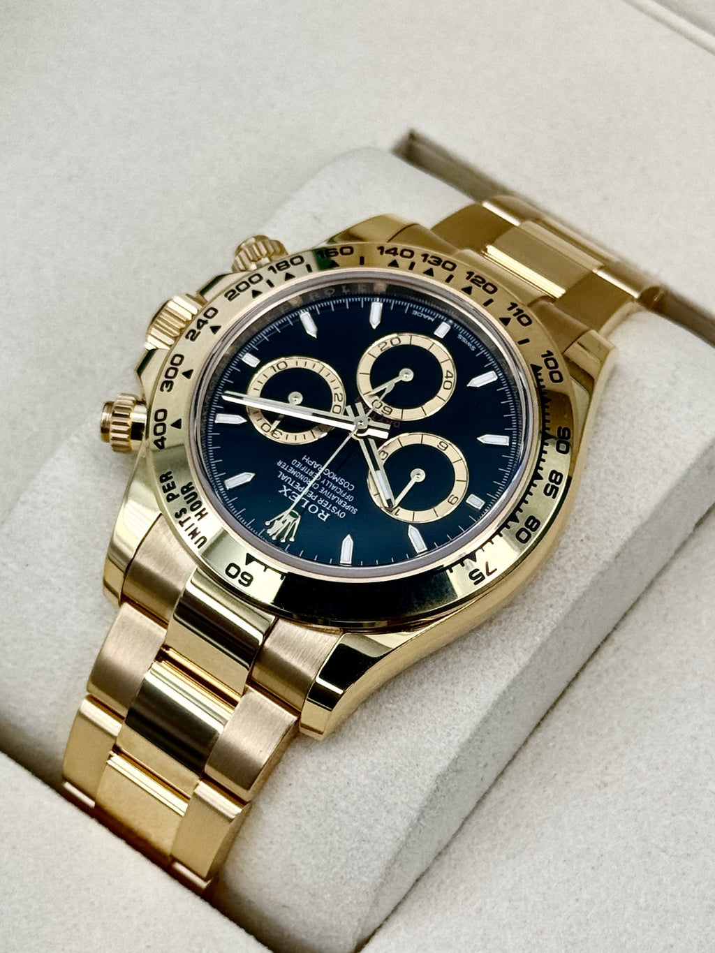 2025 Rolex Daytona 40mm 126508 18K Yellow Gold Black Dial