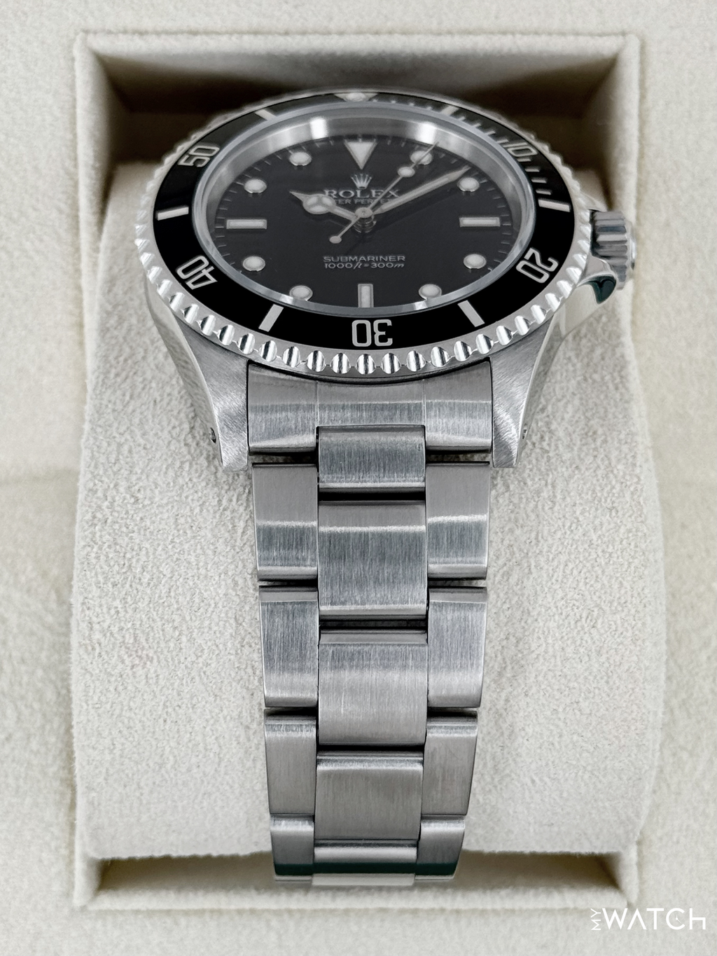 2004 Rolex Submariner 40mm 14060M Stainless Steel Two-Liner Black Dial