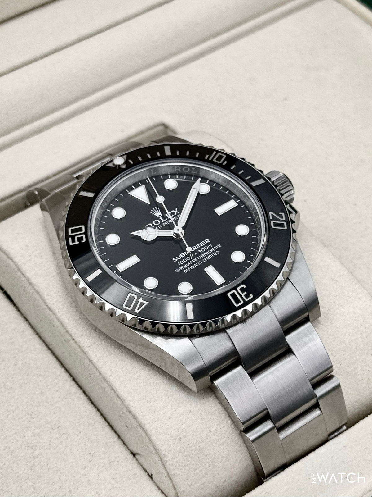 2025 Rolex Submariner 41mm 124060 Stainless Steel Black Dial