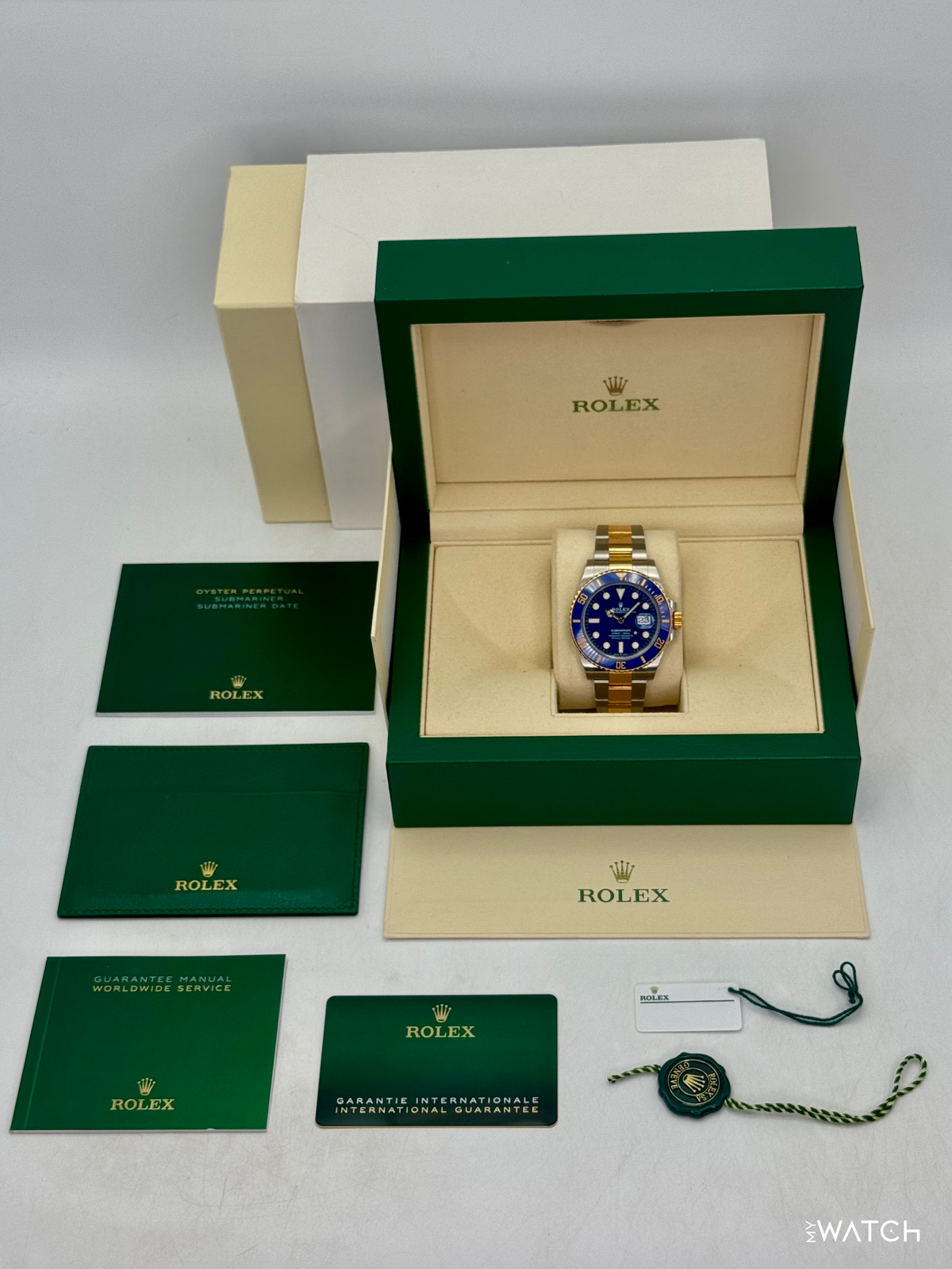 2021 Rolex Submariner "Bluesy" 41mm 126613LB Two-Tone Blue Dial