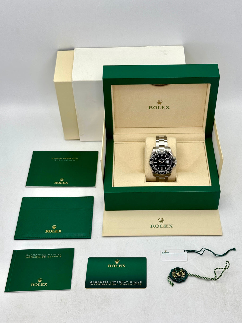2022 Rolex GMT-Master II 40mm 116710LN Stainless Steel Black Dial