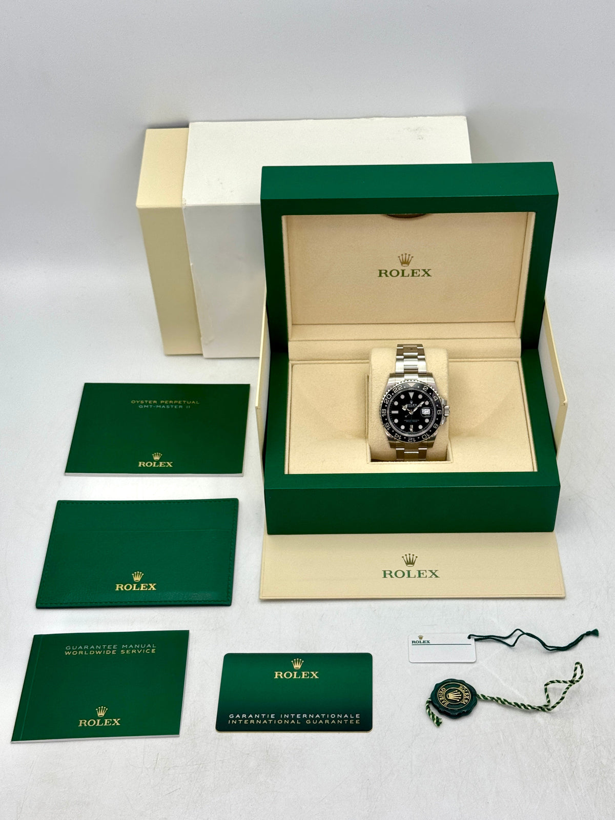 2022 Rolex GMT-Master II 40mm 116710LN Stainless Steel Black Dial