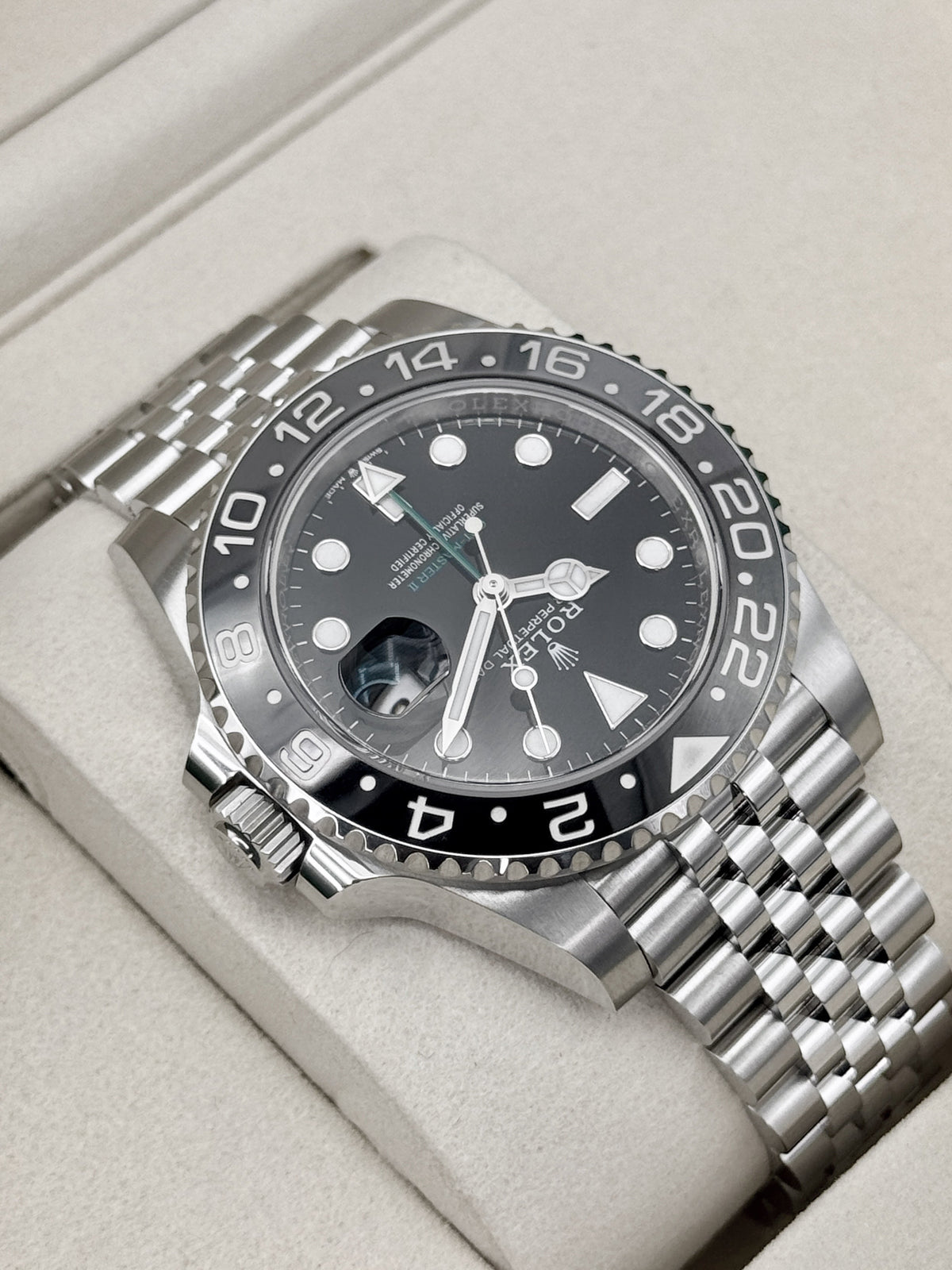 NEW 2026 Rolex GMT-Master II Bruce Wayne 40mm 126710GRNR Jubilee (NEW STYLE CARD)