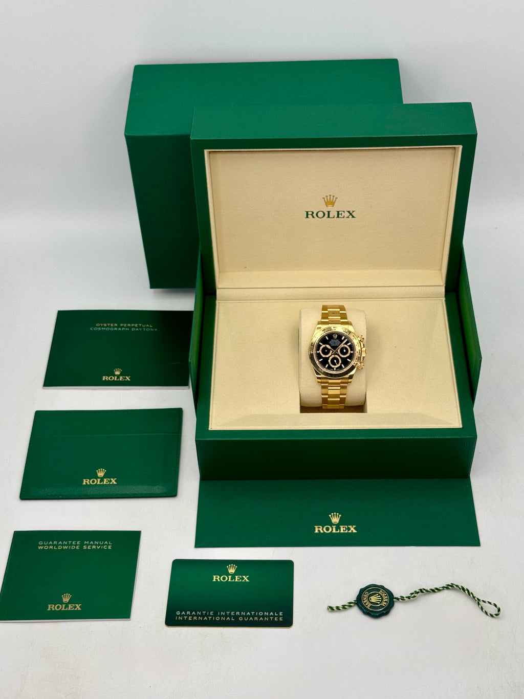 2025 Rolex Daytona 40mm 126508 18K Yellow Gold Black Dial