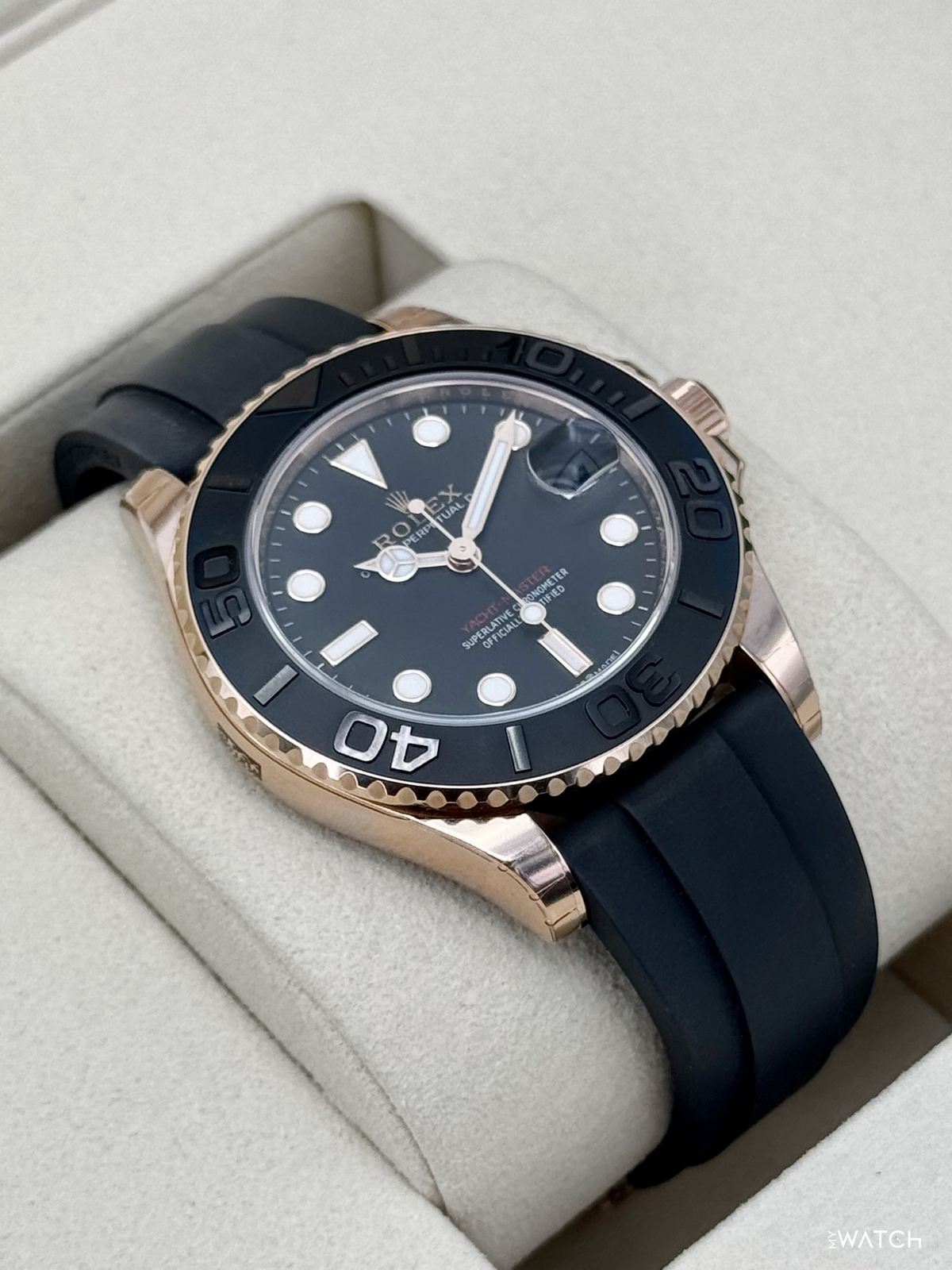 NEW 2026 Rolex Yacht-Master 37mm 268655 Rose Gold Black Dial (STICKERED)