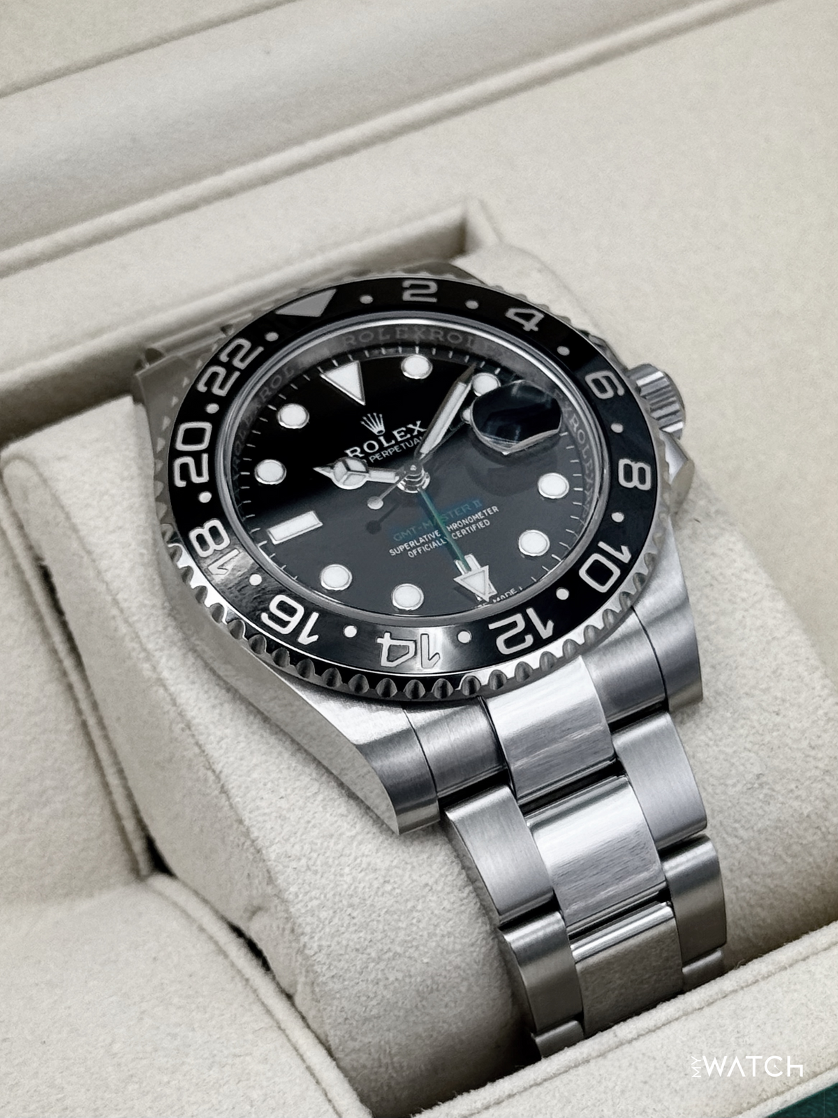 2019 Rolex GMT-Master II 40mm 116710LN Stainless Steel Black Dial