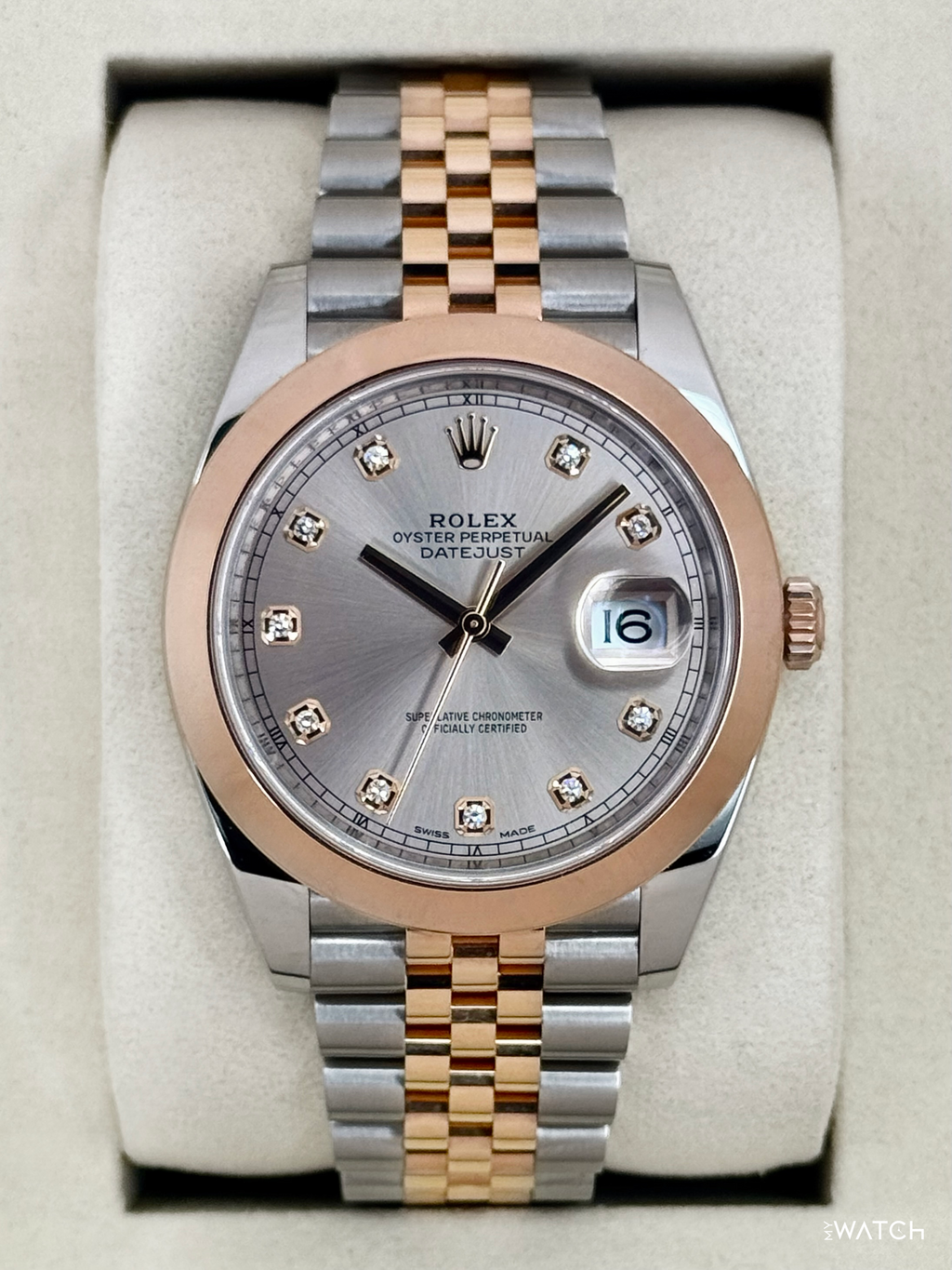 NEW 2026 Rolex Datejust 41mm 126301 Two-Tone Jubilee Sundust Diamond Dial