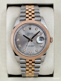 NEW 2026 Rolex Datejust 41mm 126301 Two-Tone Jubilee Sundust Diamond Dial
