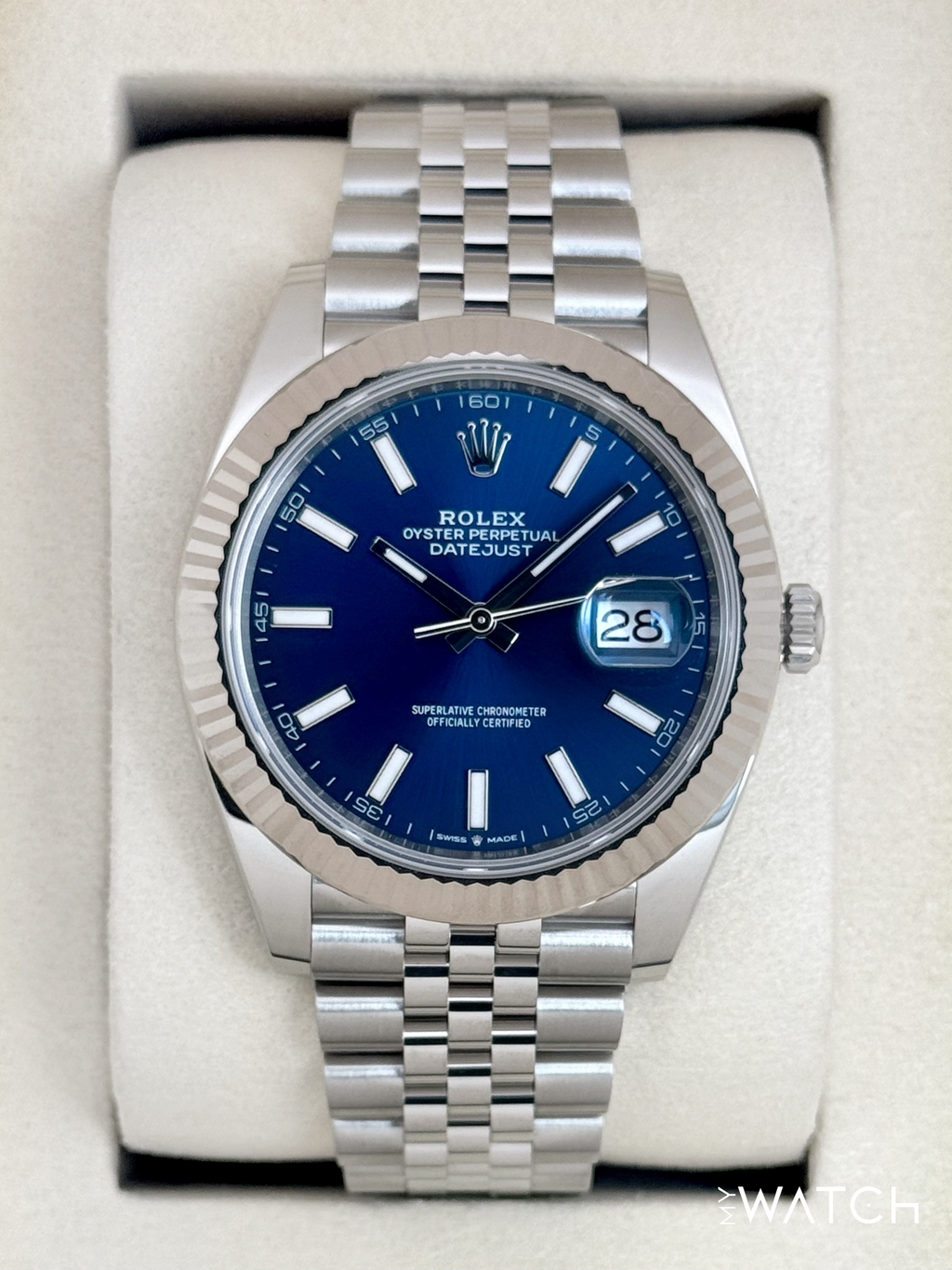 NEW 2026 Rolex Datejust 41mm 126334 Stainless Steel Jubilee Blue Dial