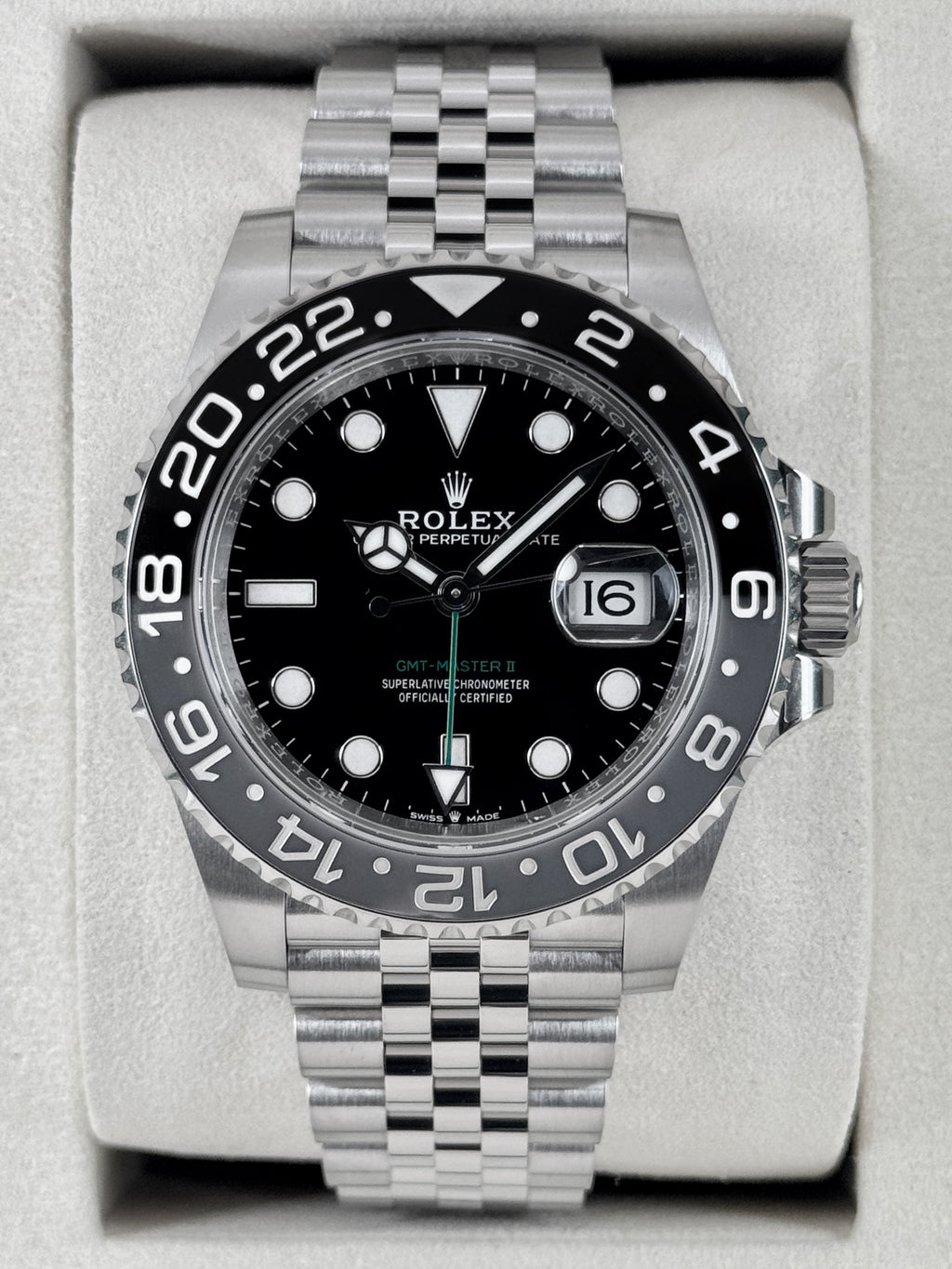 NEW 2026 Rolex GMT-Master II Bruce Wayne 40mm 126710GRNR Jubilee (NEW STYLE CARD)