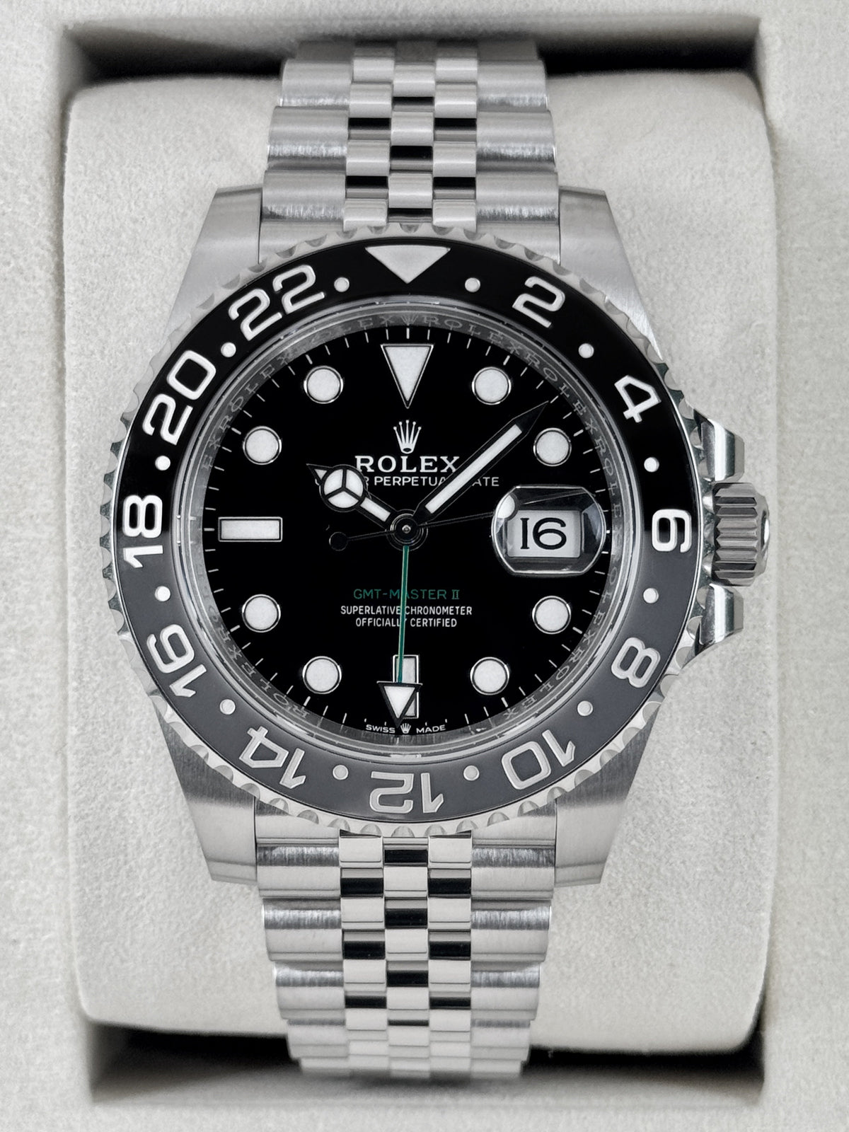 NEW 2026 Rolex GMT-Master II Bruce Wayne 40mm 126710GRNR Jubilee (NEW STYLE CARD)