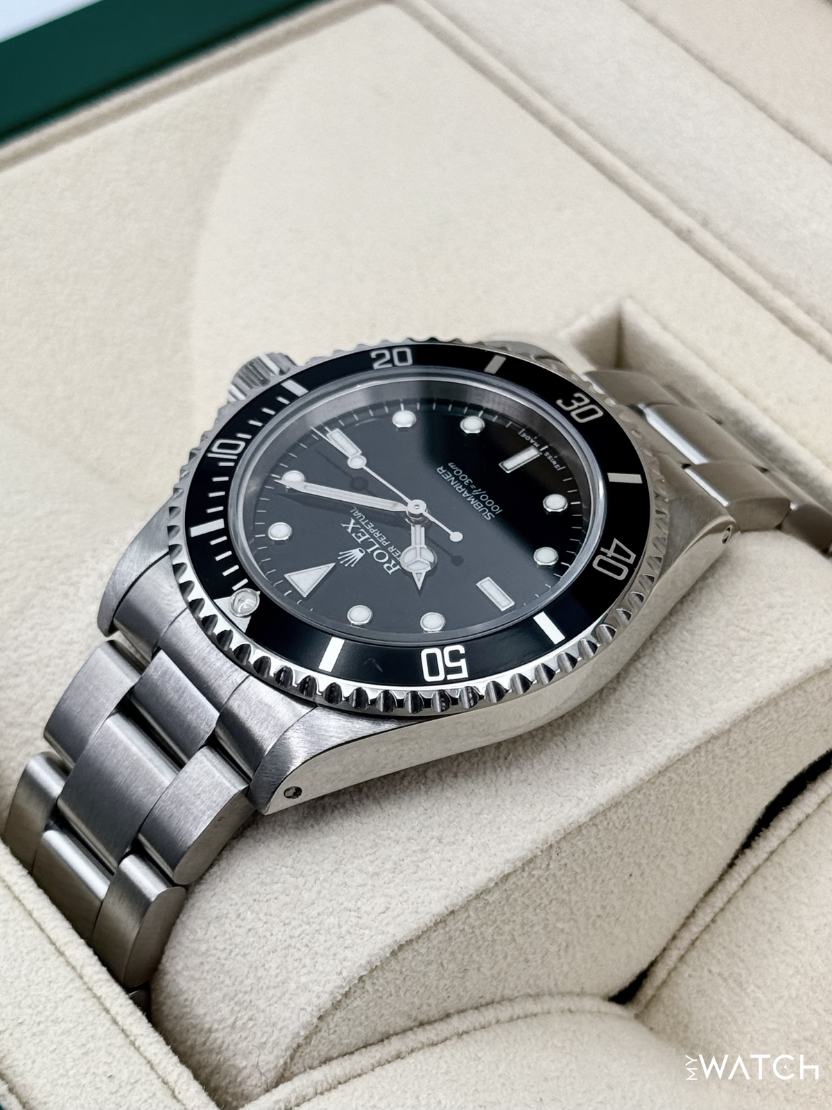 2004 Rolex Submariner 40mm 14060M Stainless Steel Two-Liner Black Dial