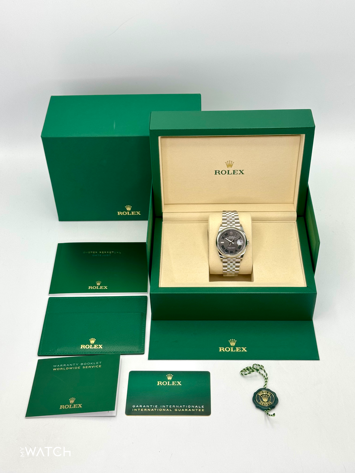 NEW 2025 Rolex Datejust 36mm 126200 Jubilee Wimbledon Dial