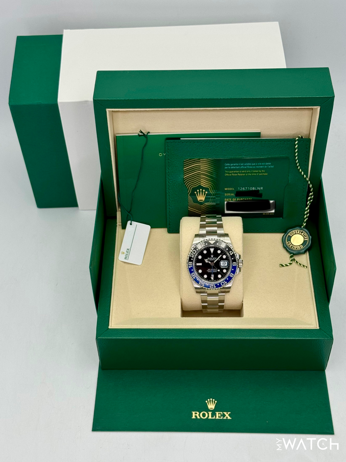 NEW 2025 Rolex GMT-Master II "Batman" 40mm 126710BLNR Oyster (STICKERED)