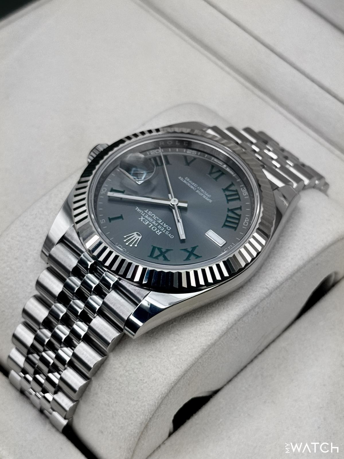 2025 Rolex Datejust 41mm 126334 Jubilee Wimbledon Dial