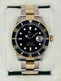 2009 Rolex Submariner 40mm 16613LN Two-Tone Black Dial (Collectors Set)