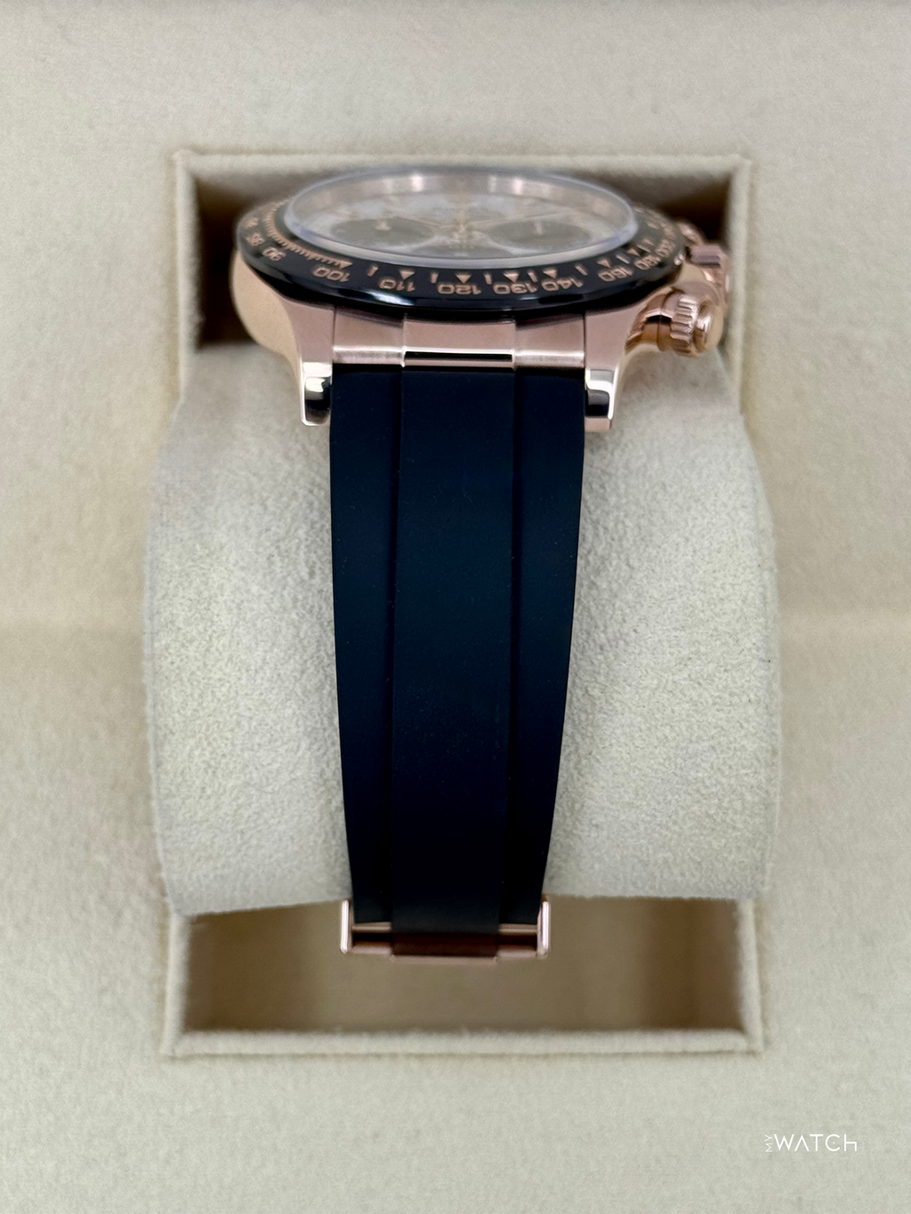 2022 Rolex Daytona 40mm 116515LN Rose Gold Oysterflex Meteorite Dial