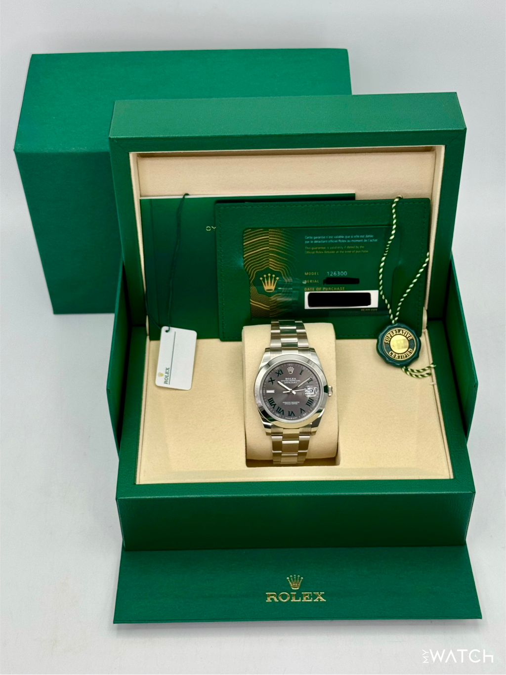 NEW 2026 Rolex Datejust 41mm 126300 Wimbledon Dial Oyster