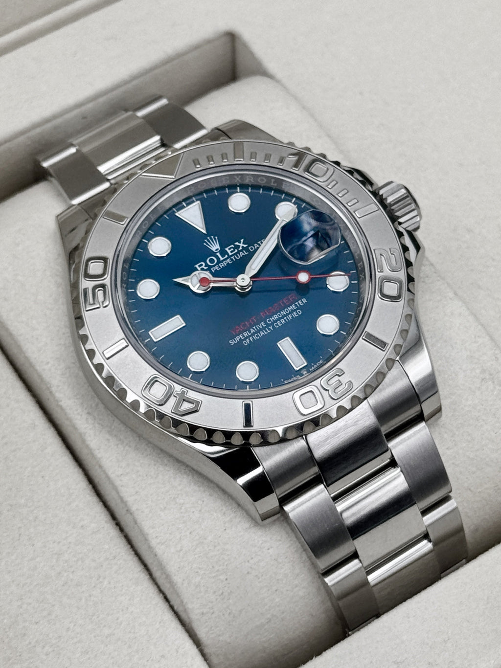 2025 Rolex Yacht-Master 40mm 126622 Stainless Steel Blue Dial