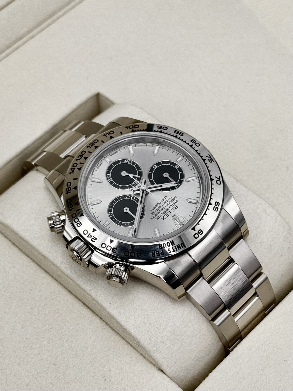 NEW 2026 Rolex Daytona 40mm 126509 White Gold Silver Ghost Dial