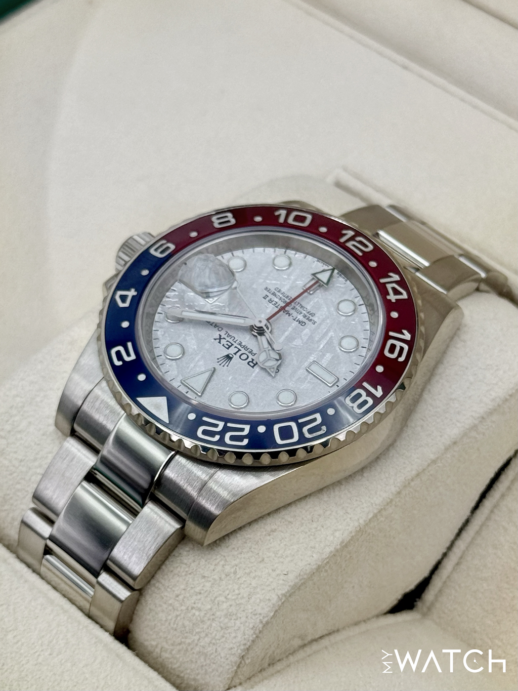 2021 Rolex GMT-Master II "Pepsi" 40mm 126719BLRO Meteorite Dial