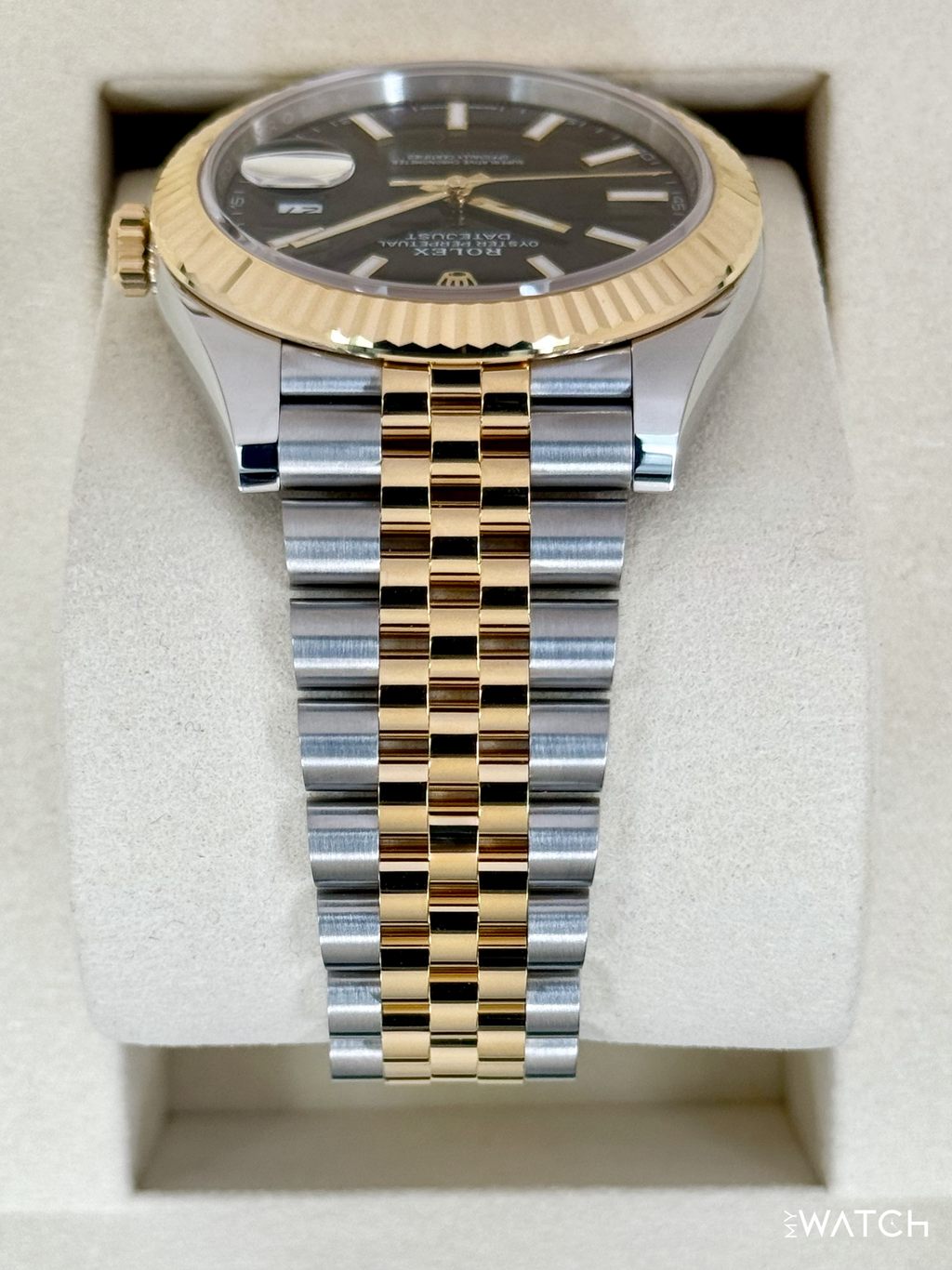NEW 2026 Rolex Datejust 41mm 126333 Two-Tone Jubilee Black Dial