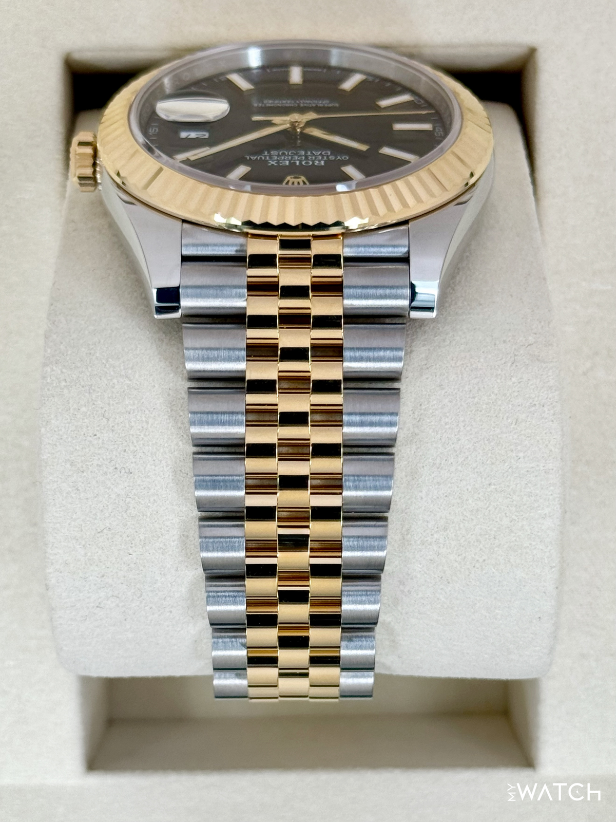 NEW 2026 Rolex Datejust 41mm 126333 Two-Tone Jubilee Black Dial