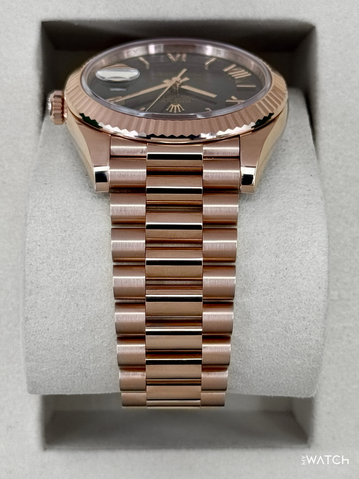 2025 Rolex Day-Date 40mm 228235 Presidential Slate Ombre Dial