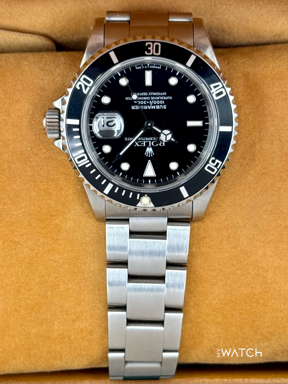 1993 Rolex Submariner 40mm 16610 Stainless Steel Black Dial