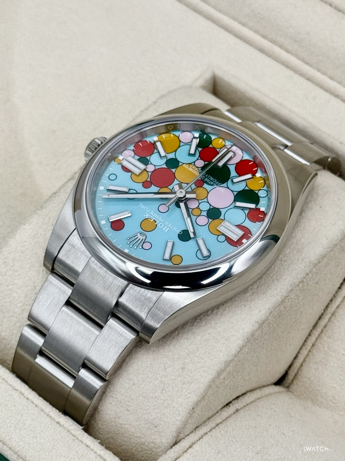 2024 Rolex Oyster Perpetual 41mm 124300 Celebration Dial