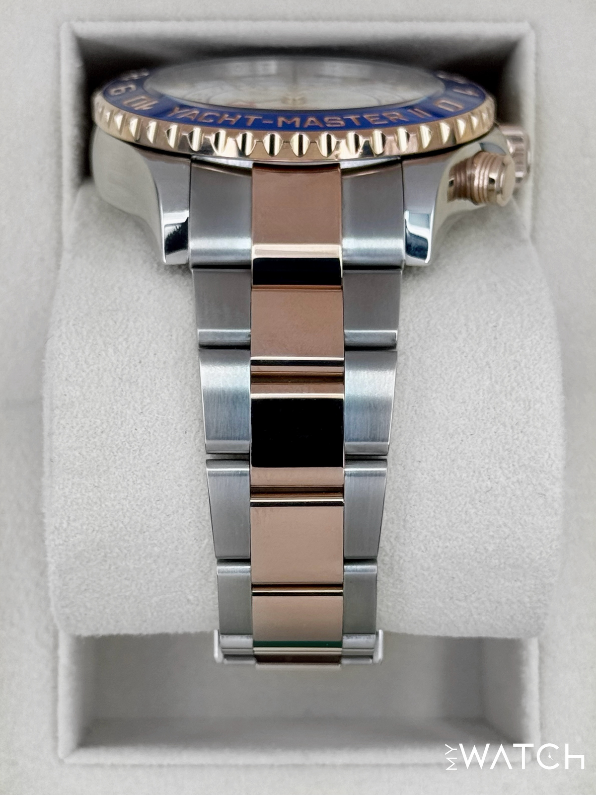 Rolex Yacht-Master II 44mm 116681 Two-Tone White Dial