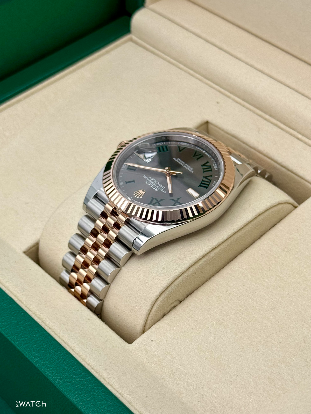 NEW 2026 Rolex Datejust 41mm 126331 Two-Tone Jubilee Wimbledon Dial